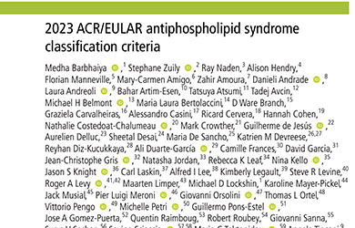 2023 ACR/EULAR antiphospholipid syndrome classification criteria