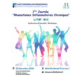 1<sup>ère</sup> Journée "Rhumatismes Inflammatoires Chroniques"