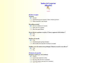 Arthrose de la hanche